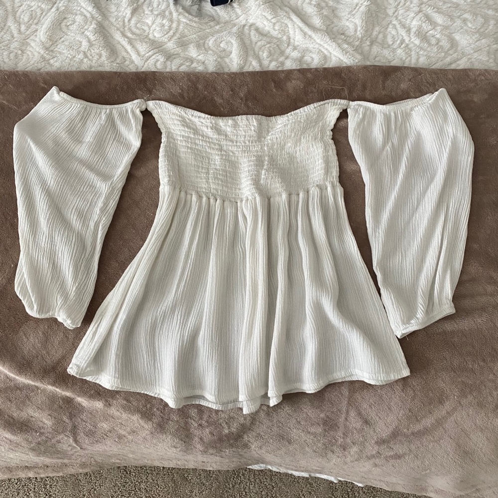 Off the shoulder flowy top